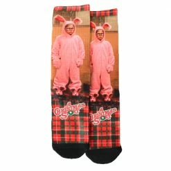 Spoontiques Apparel Pink Nightmare Crew Socks