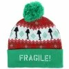Christmas Vacation Collectibles Apparel Fragile Leg Lamp Beanie Cap From A Christmas Story