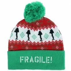 Christmas Vacation Collectibles Apparel Fragile Leg Lamp Beanie Cap From A Christmas Story