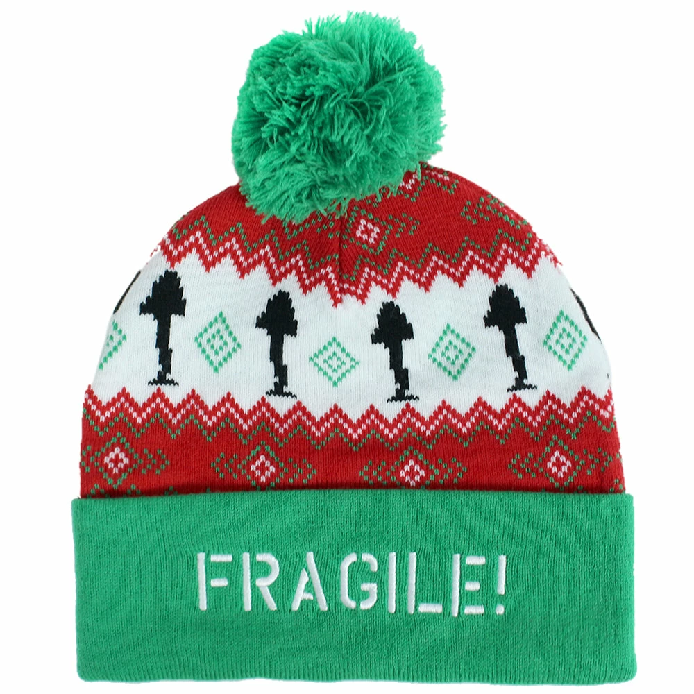 Cheapest ๐ Christmas Vacation Collectibles Apparel Fragile Leg Lamp Beanie Cap From A โ Christmas Story ๐ 3 Christmas Vacation Collectibles Apparel Fragile Leg Lamp Beanie Cap From A Christmas Story