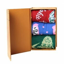 BioWorld Apparel A Christmas Story Crew Sock Box Set - 3 Pack