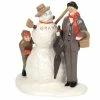 *RETIRED* Norman Rockwell's Grandfather And Snowman By Department 56