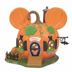 Department 56 Mickey's Pumpkintown House From Dept 56 Disney Village
