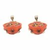 Department 56 Trick Or Dare Treat Bowls From Dept 56 Halloween Snow Village