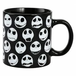 BioWorld Housewares/Home Decor Jack Skellington Facial Expressions 16oz Ceramic Mug