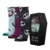 BioWorld Apparel Nightmare Before Christmas Coffin 3-Pair Crew Socks Box Set