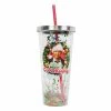 Spoontiques Housewares/Home Decor Merry Clarkmas 20oz Glitter Straw Cup From Christmas Vacation
