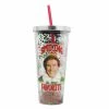 New ✨ Spoontiques Housewares/Home Decor Smiling Is My Favorite 20oz Glitter Straw Cup From Elf The Movie 🤩 2 Spoontiques Housewares/Home Decor Smiling Is My Favorite 20oz Glitter Straw Cup From Elf The Movie