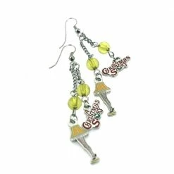 A Christmas Story House Leg Lamp Earrings From A Christmas Story