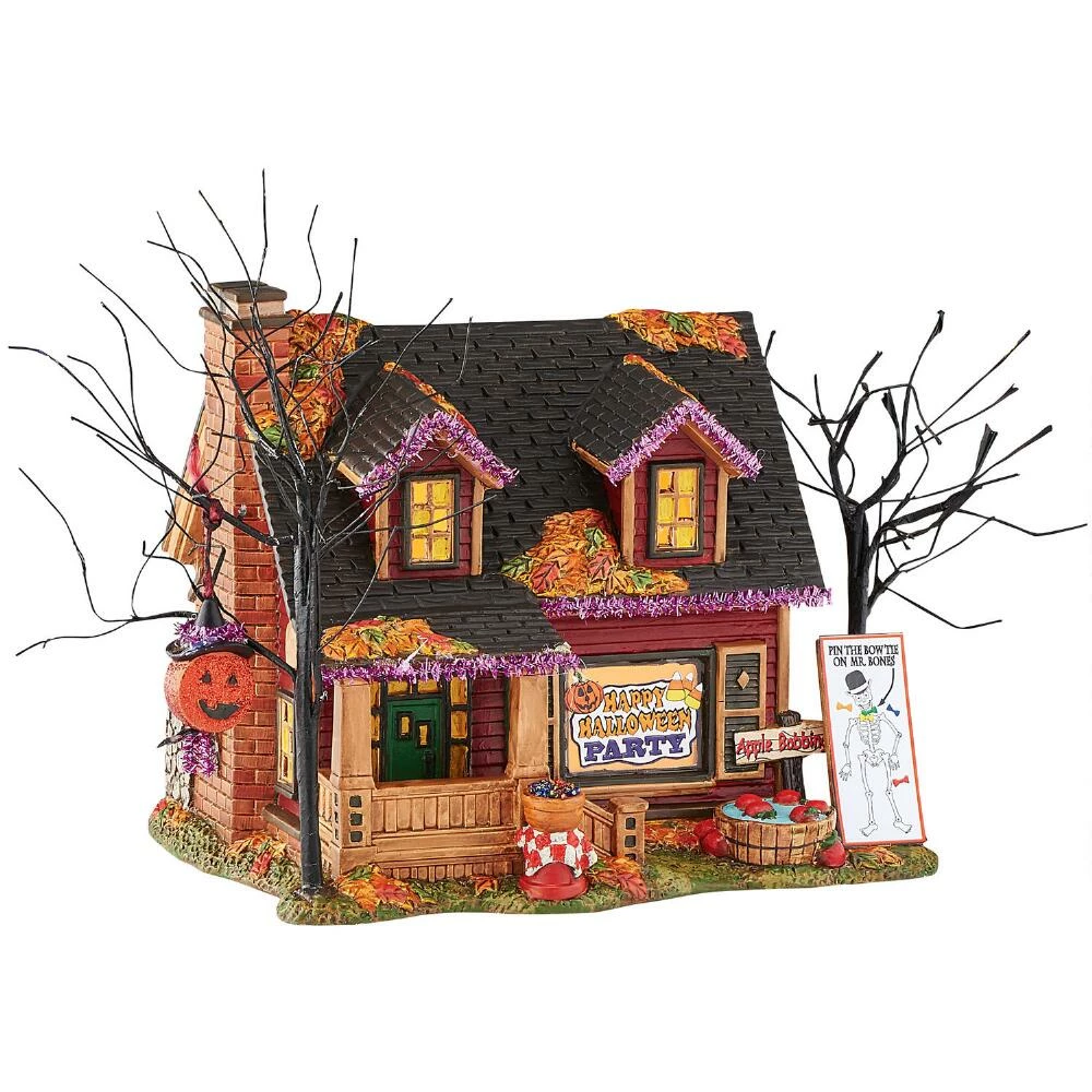 Buy โค๏ธ Department 56 ๐ Halloween Party House By Dept 56 ๐ Halloween Snow Village โจ 3 Department 56 Halloween Party House By Dept 56 Halloween Snow Village